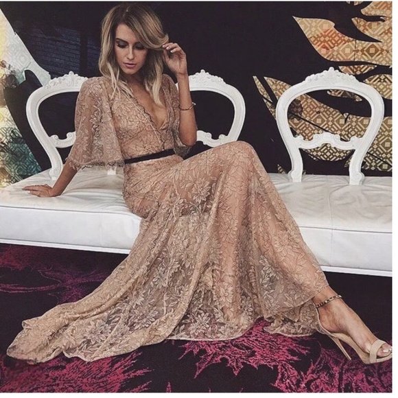 Alice McCall ‘feel good’ blush lace dress xs - Picture 5 of 5